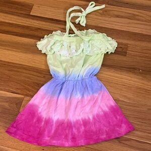 Zinnias Girl’s Tie Dye Halter Dress Size 4